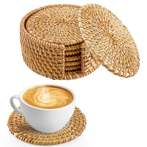 6pcs handmade natural rattan - handmade,