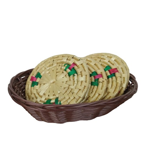 Set woven drink coasters - set,
