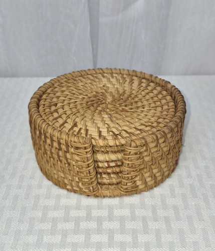 Boho chic rattan - chic, coasters