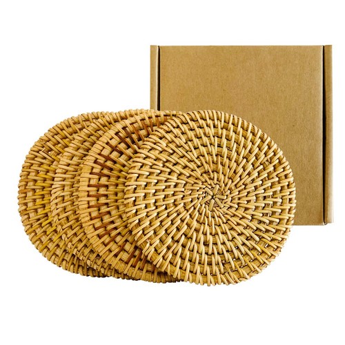 Set rattan braided - 4,