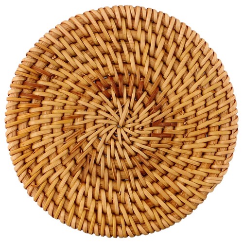 Handmade rattan coasters - handmade,