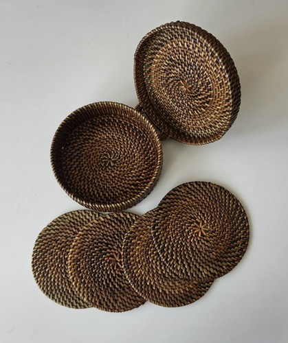 Vintage handwoven rattan - vintage,