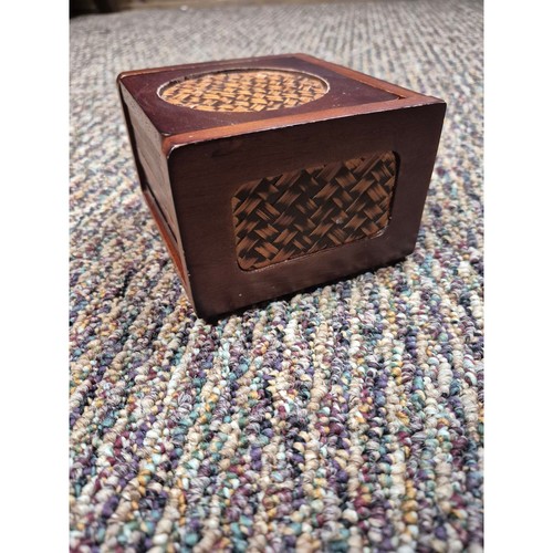 Vintage wood and - and, rattan
