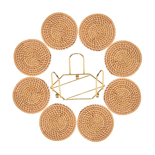 Pcs handcrafted rattan - 8,