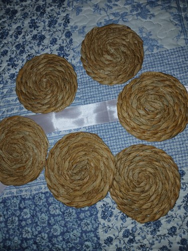 Set vintage rattan - 6,