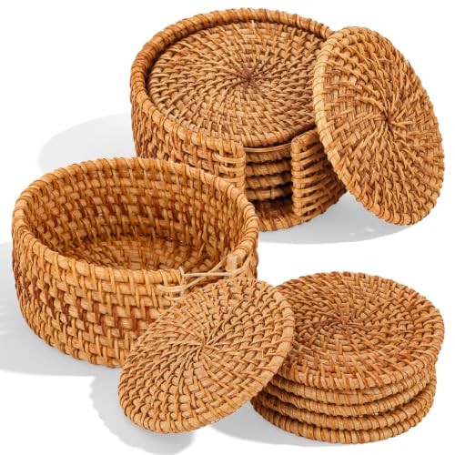 Boho 12pcs handmade rattan - boho,