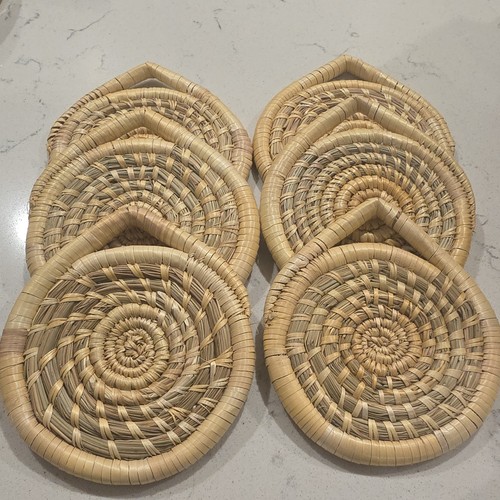 Set woven rattan - rattan, teardrop