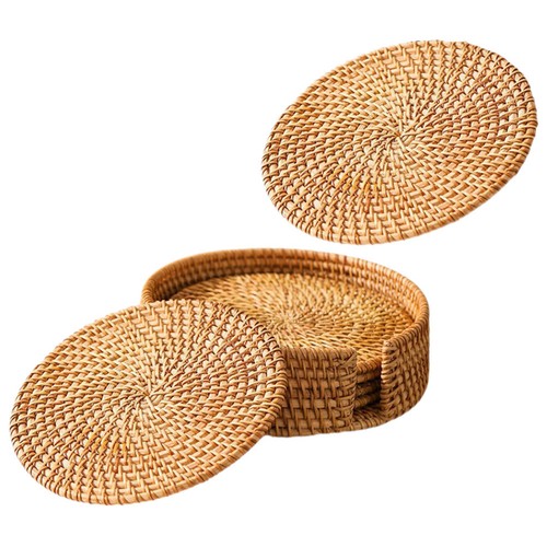 Set reusable woven drink - woven,