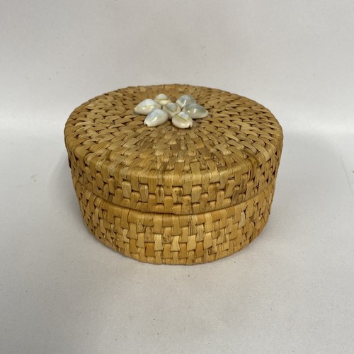 Woven wicker rattan - woven, coaster